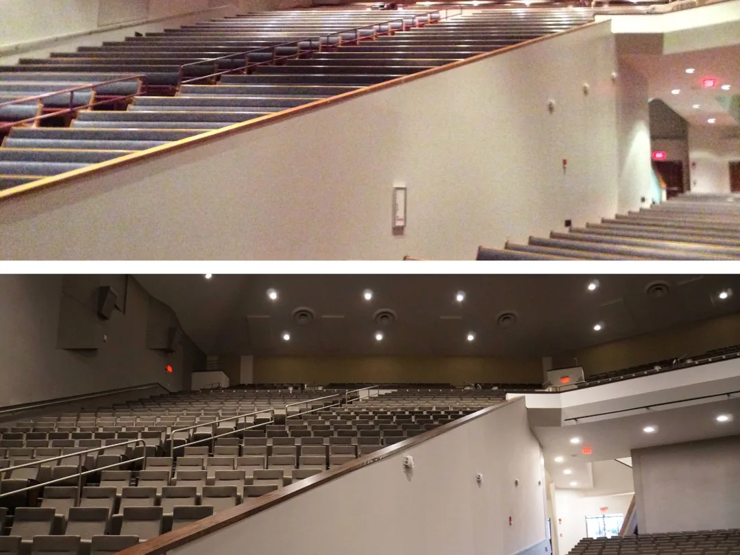 Major Renovation Reduces Reverberation Time in University Ministry Center