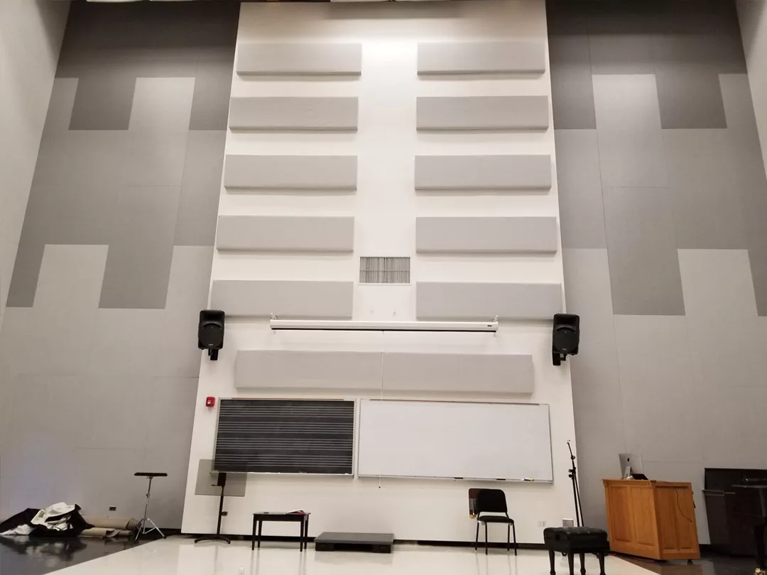 Acoustical Treatment for Music Rehearsal Space at Local University