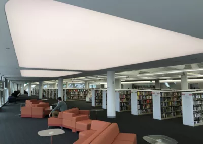 Illuminated Acoustical Solution for Local Library