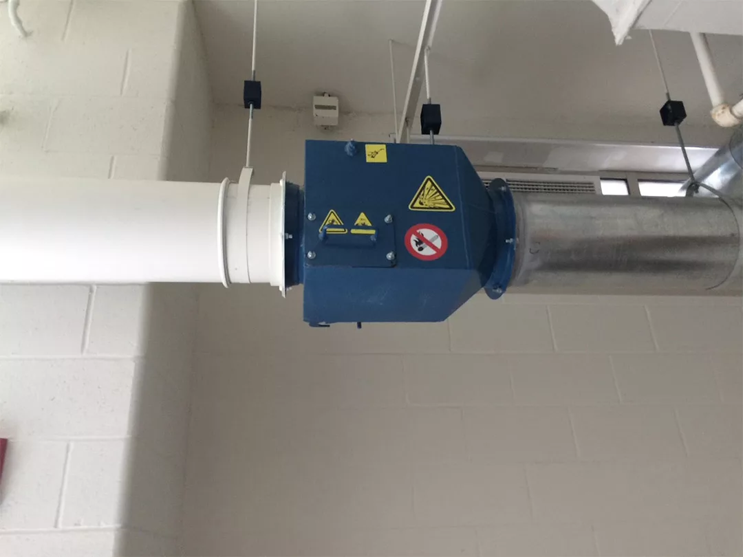 Dust Collector for Local Maryland University